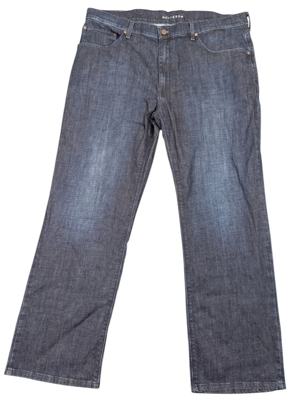 Mott & Bow Straight Leg Dark Wash Men's 42x32 Casual Minimalistic Premium Denim